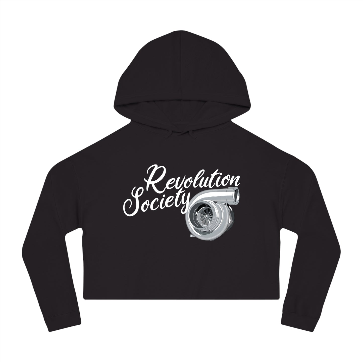 Champion Women’s Cropped Hooded Sweatshirt “Speed Without Boundaries Edition” by Revolution Society