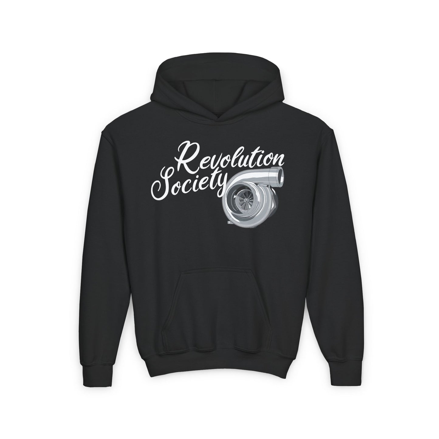 Pro Comfort Unisex Youth Hoodie “Speed Without Boundaries Edition” by Revolution Society | Down To Earth Collection