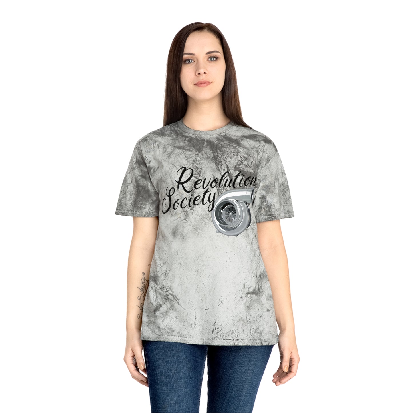 Color Blast Unisex Tee Shirt “Speed Without Boundaries Edition” by Revolution Society