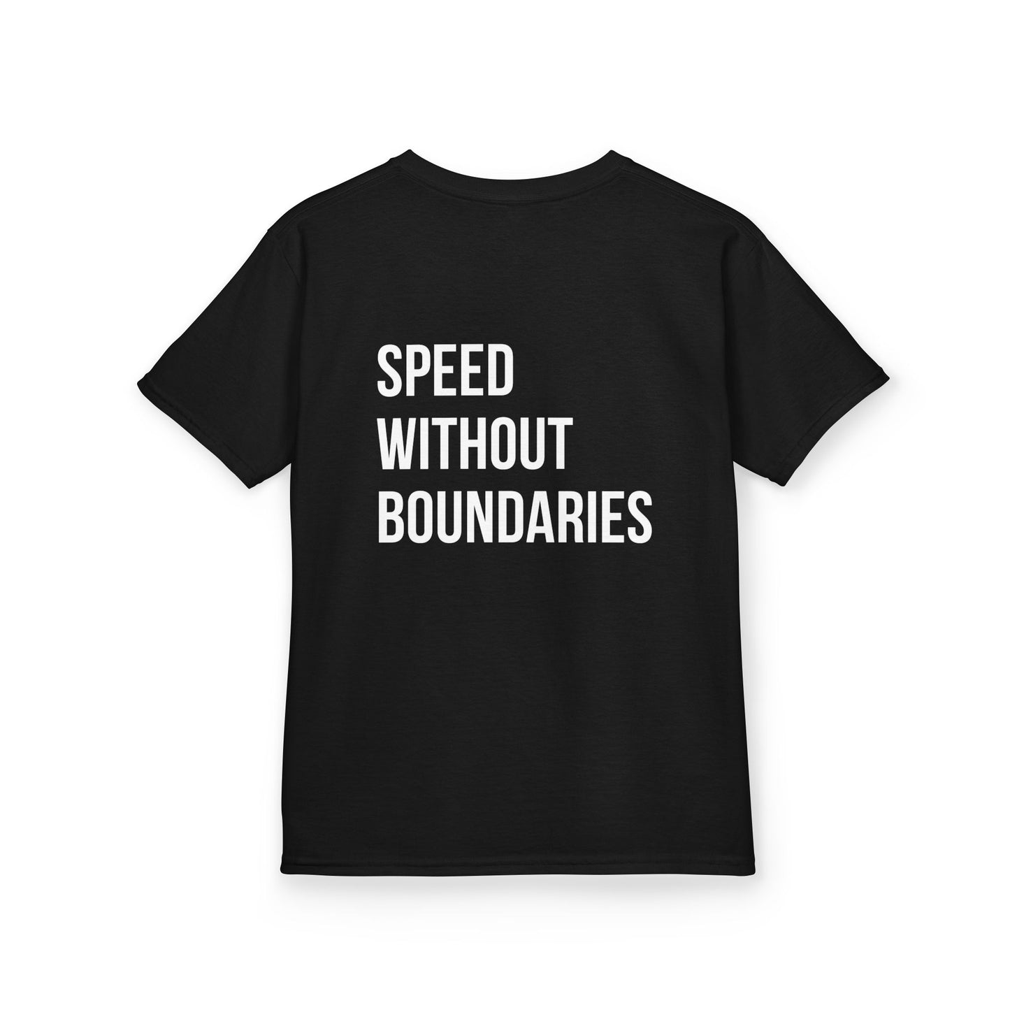 Pro Comfort Unisex YouthTee Shirt  “Speed Without Boundaries” Edition by Revolution Society