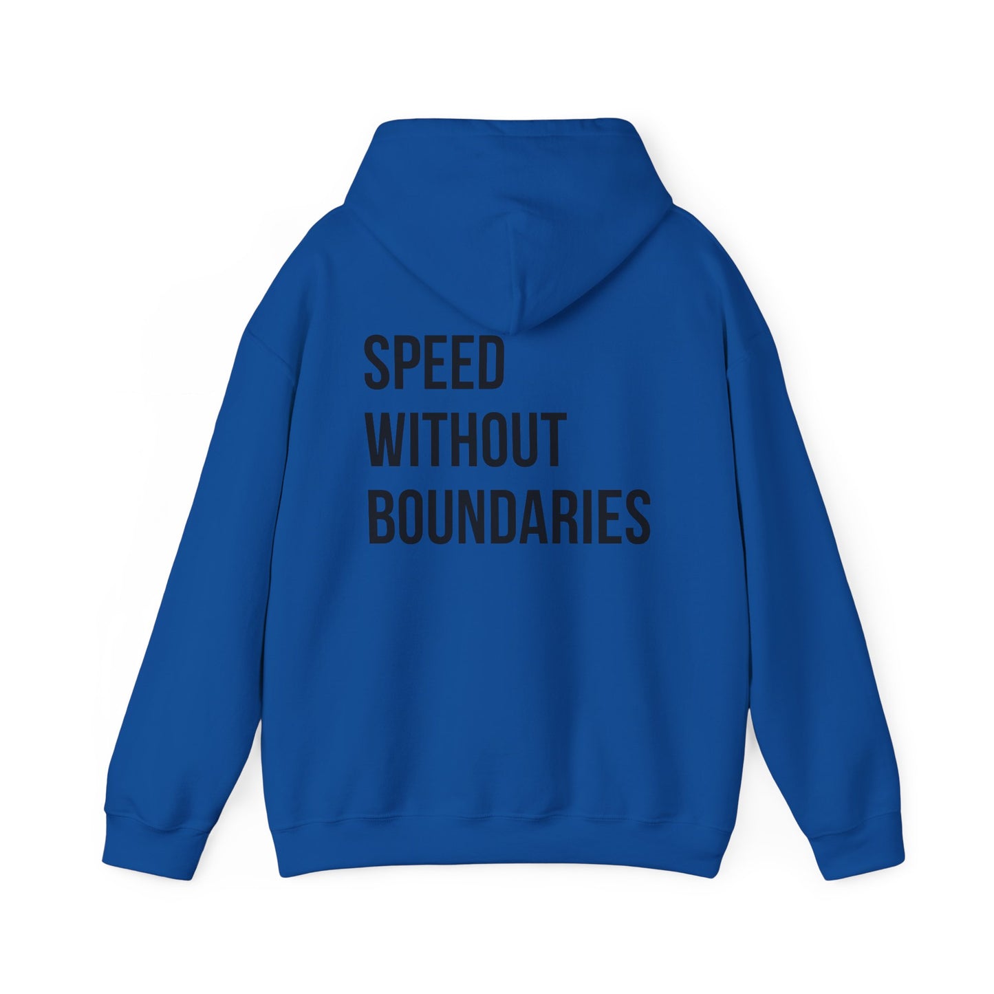 Pro Comfort Unisex Sweatshirt “Speed Without Boundaries Edition by Revolution Society | Down To Earth Collection