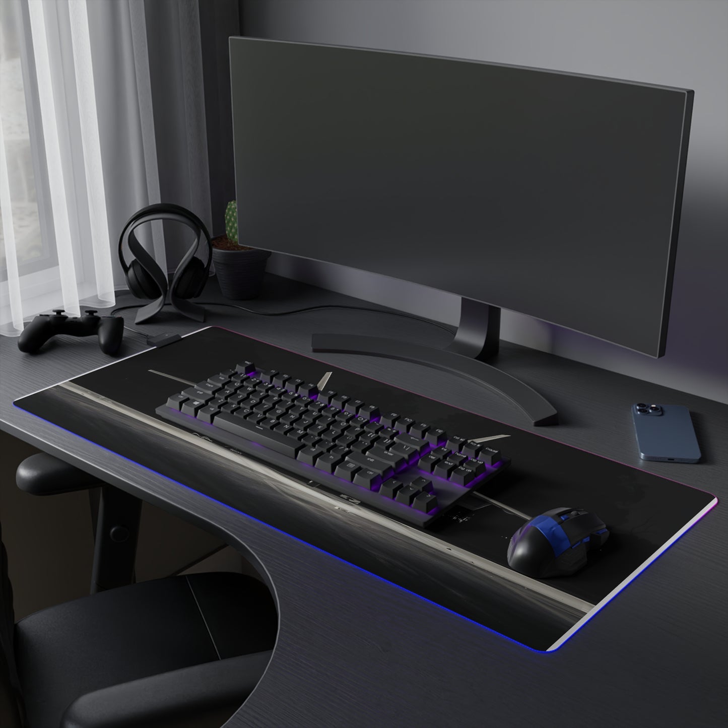 Gaming Mouse Pad RGB & LED Lighting  “Sonic Sky’s Edition” by Revolution Society