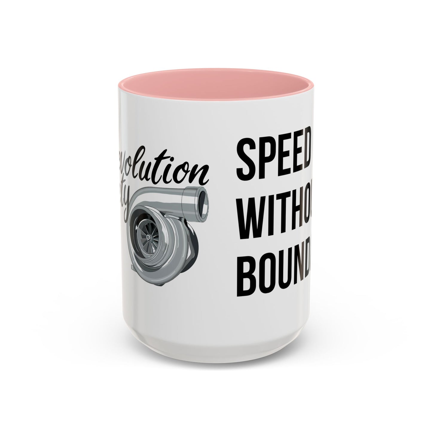 Coffee Mug Color Accent 11oz | 15oz  “Speed Without Boundaries”