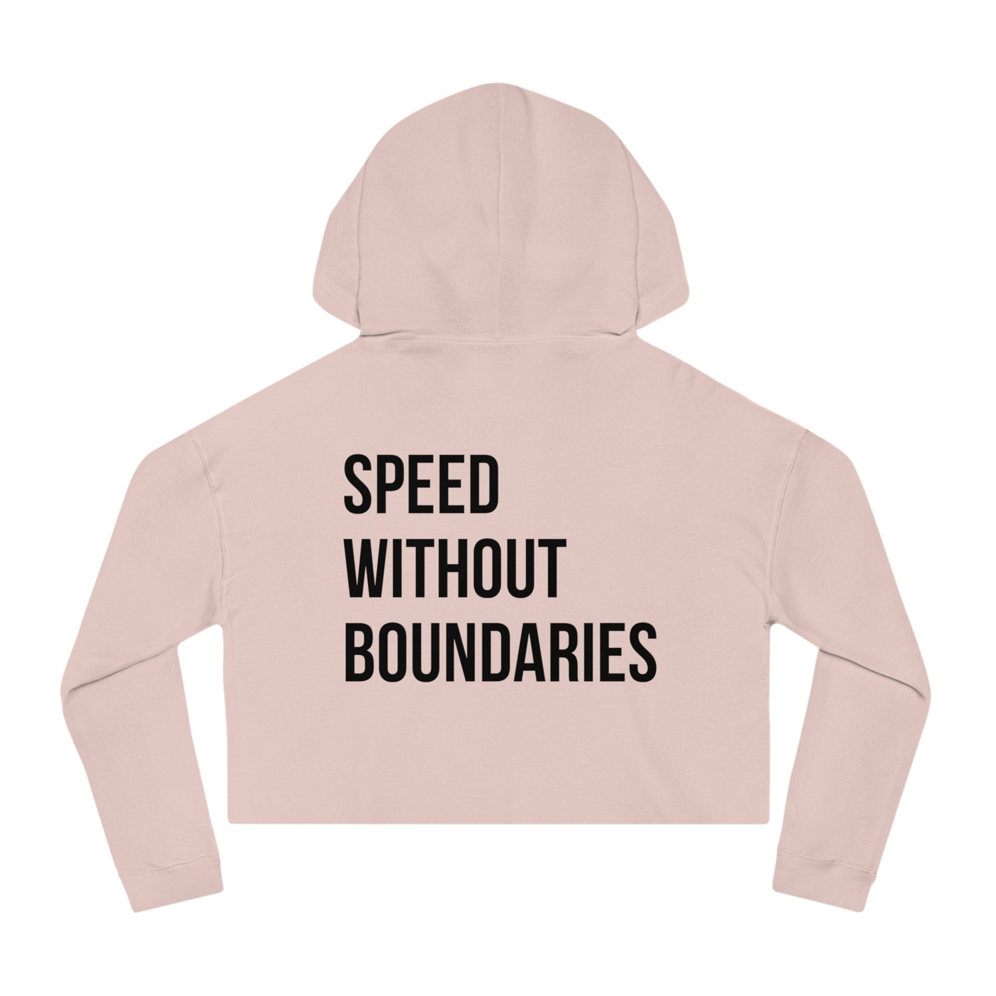 Champion Women’s Cropped Hooded Sweatshirt “Speed Without Boundaries Edition” by Revolution Society