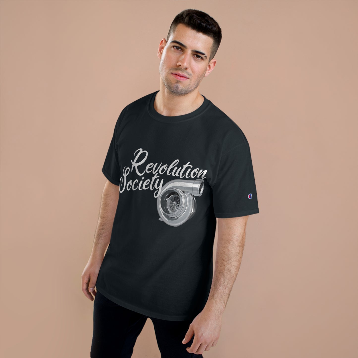 Champion Unisex Tee Shirt “Speed Without Boundaries Edition” by Revolution Society