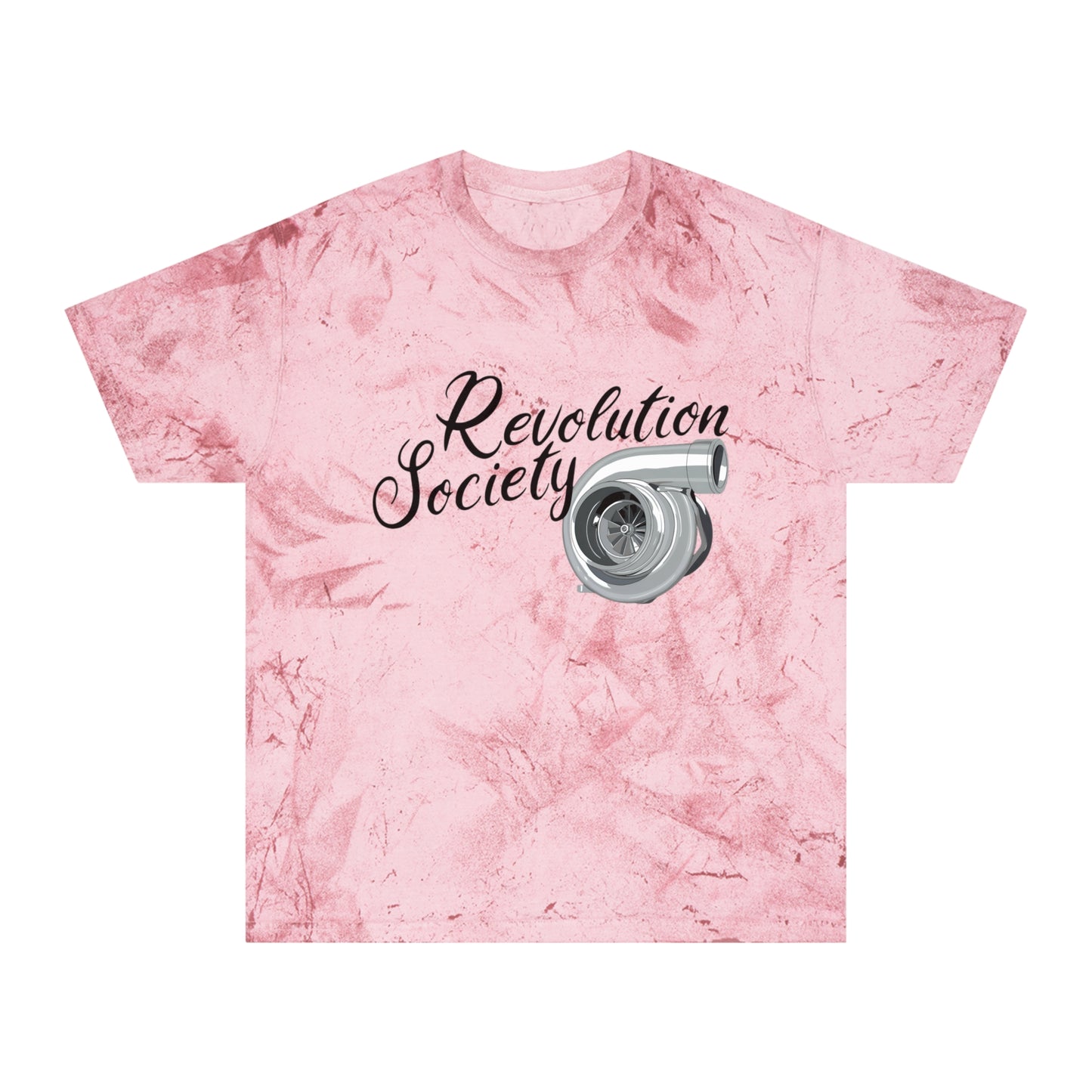 Color Blast Unisex Tee Shirt “Speed Without Boundaries Edition” by Revolution Society