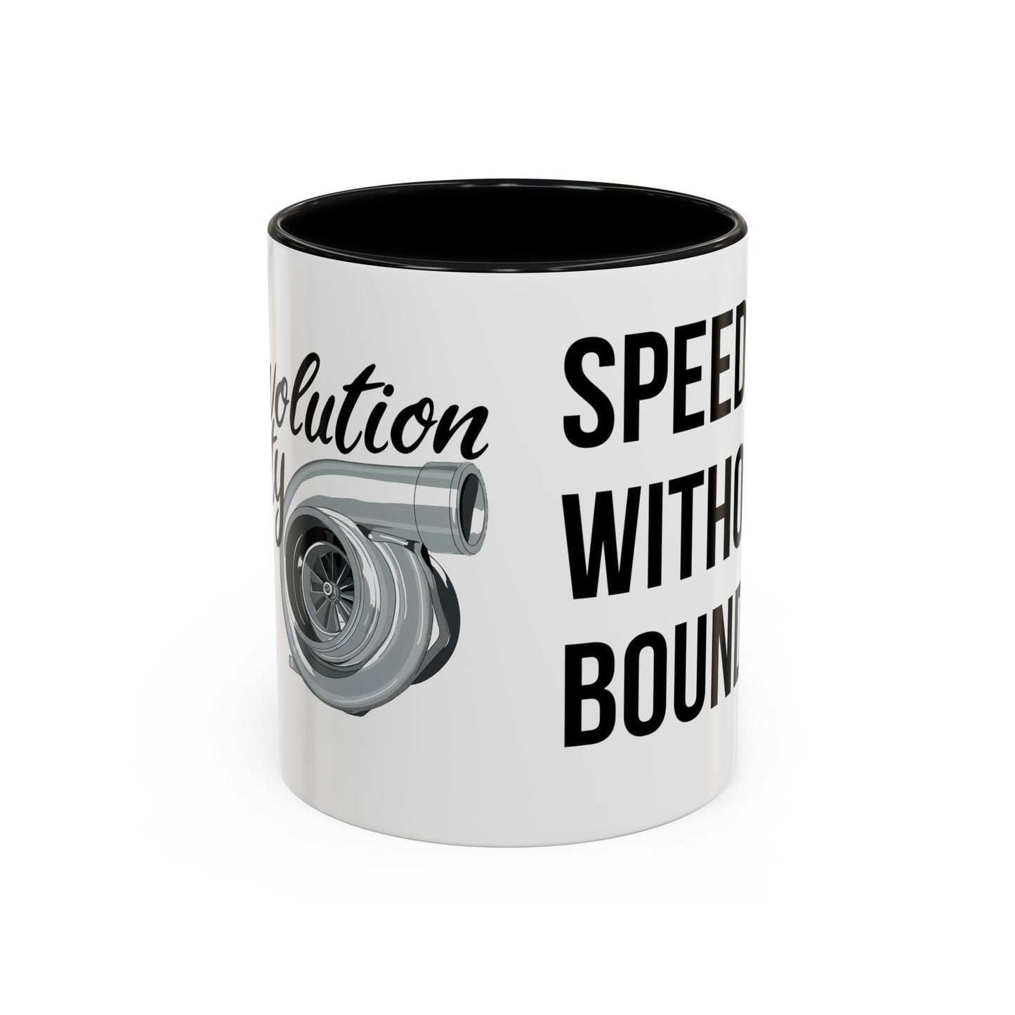 Coffee Mug Color Accent 11oz | 15oz  “Speed Without Boundaries”