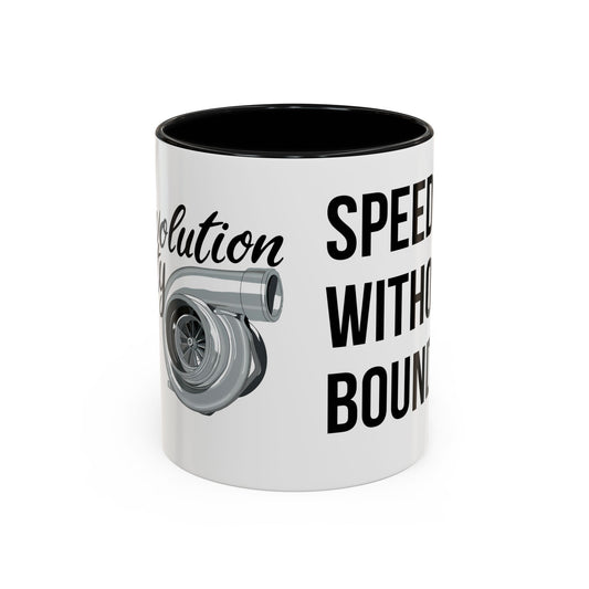 Coffee Mug Color Accent 11oz | 15oz  “Speed Without Boundaries”