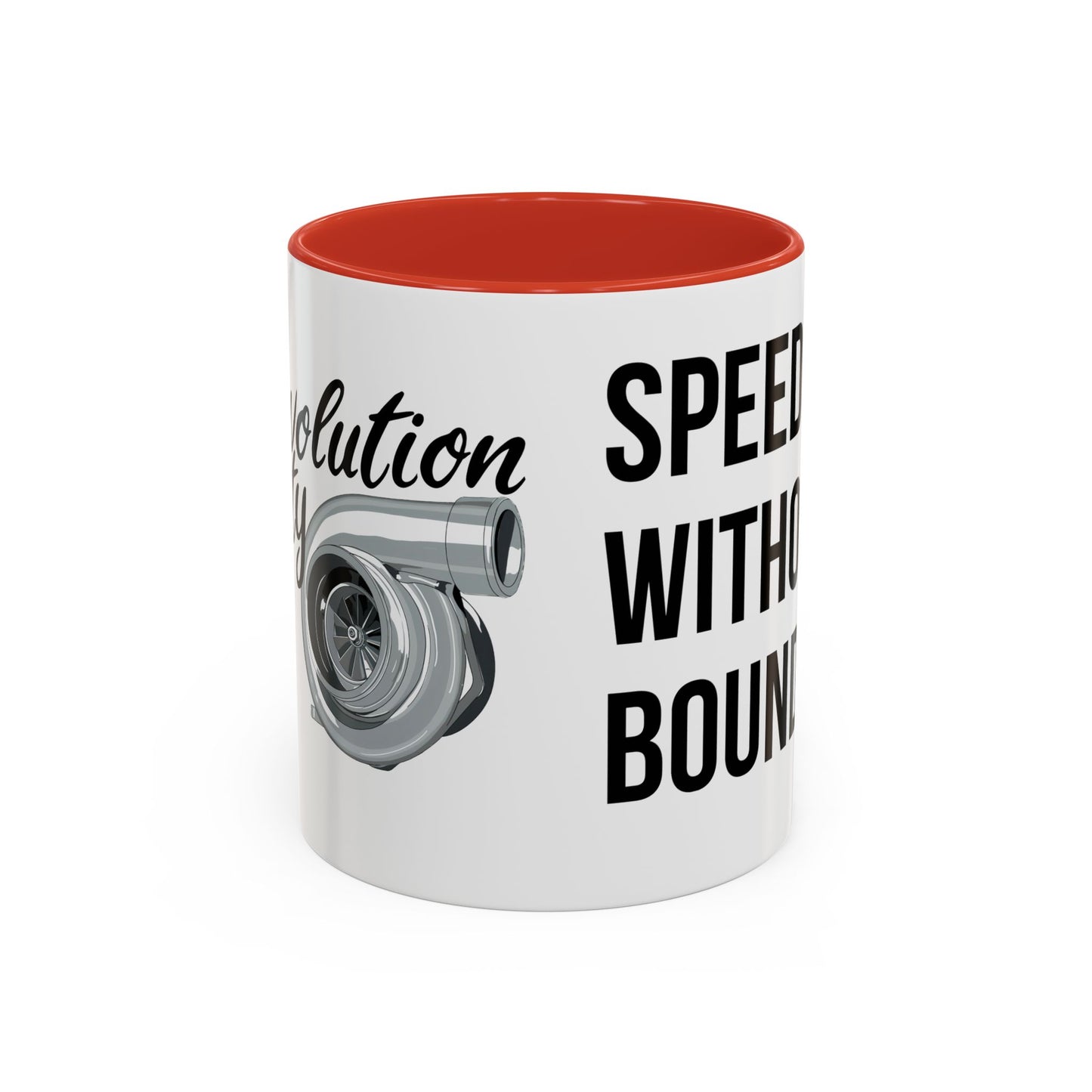 Coffee Mug Color Accent 11oz | 15oz  “Speed Without Boundaries”