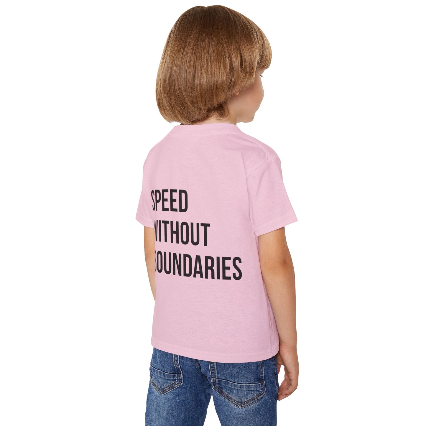 Pro Comfort Unisex Toddler T-Shirt - Speed Without Boundaries Design