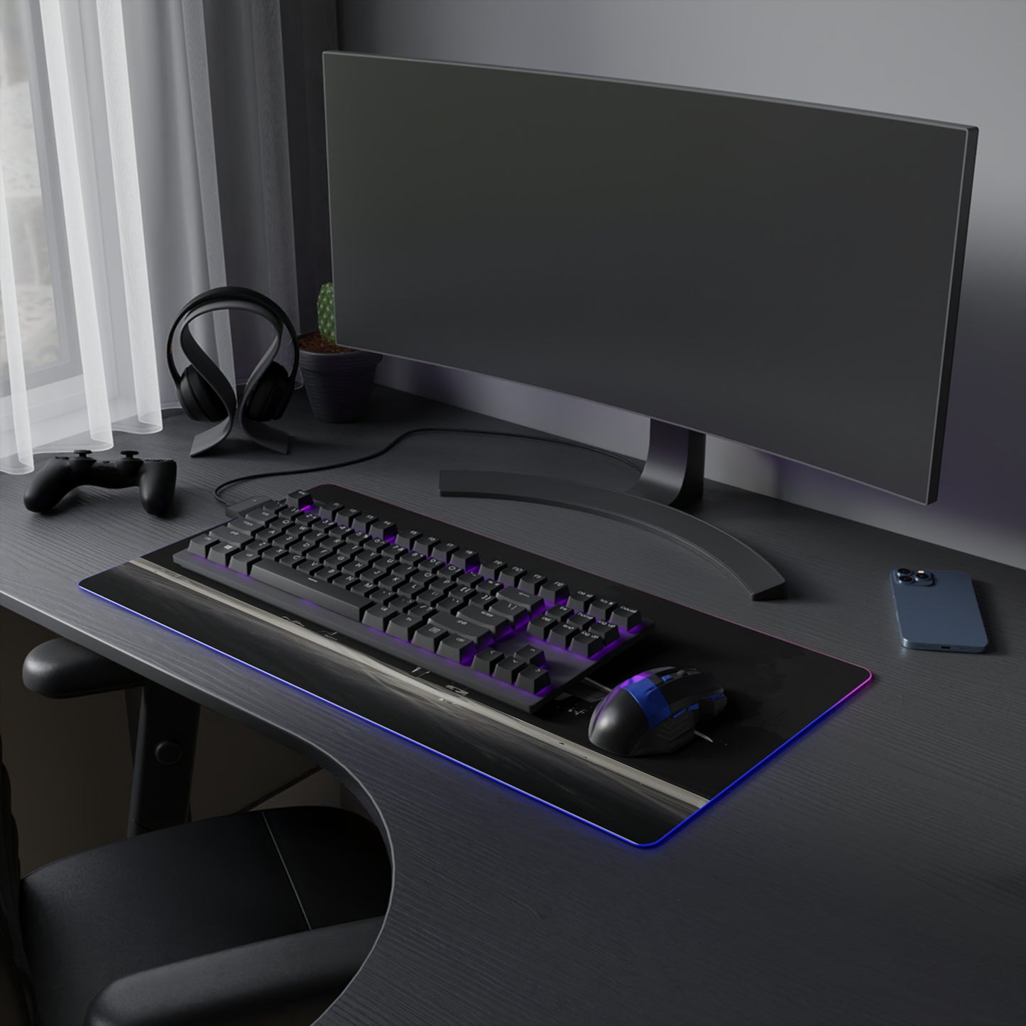 Gaming Mouse Pad RGB & LED Lighting  “Sonic Sky’s Edition” by Revolution Society