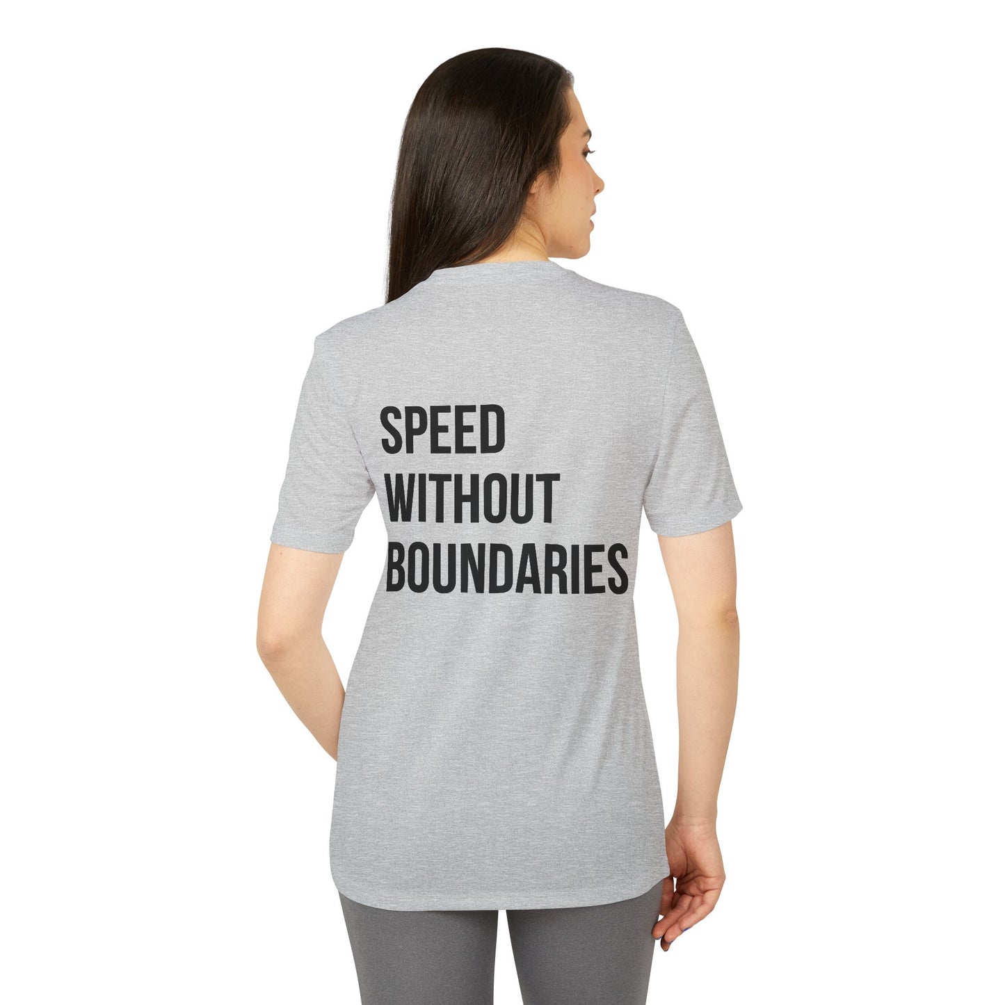 Adidas Unisex Sport Tee Shirt “Speed Without Boundaries Edition” by Revolution Society