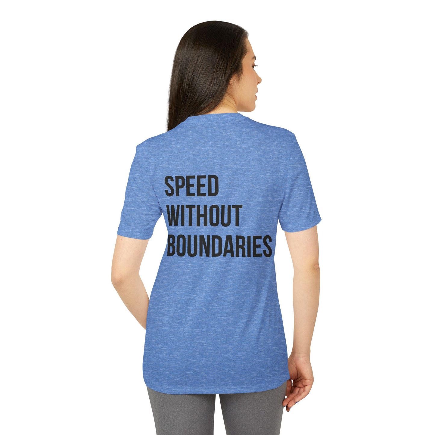 Adidas Unisex Sport Tee Shirt “Speed Without Boundaries Edition” by Revolution Society