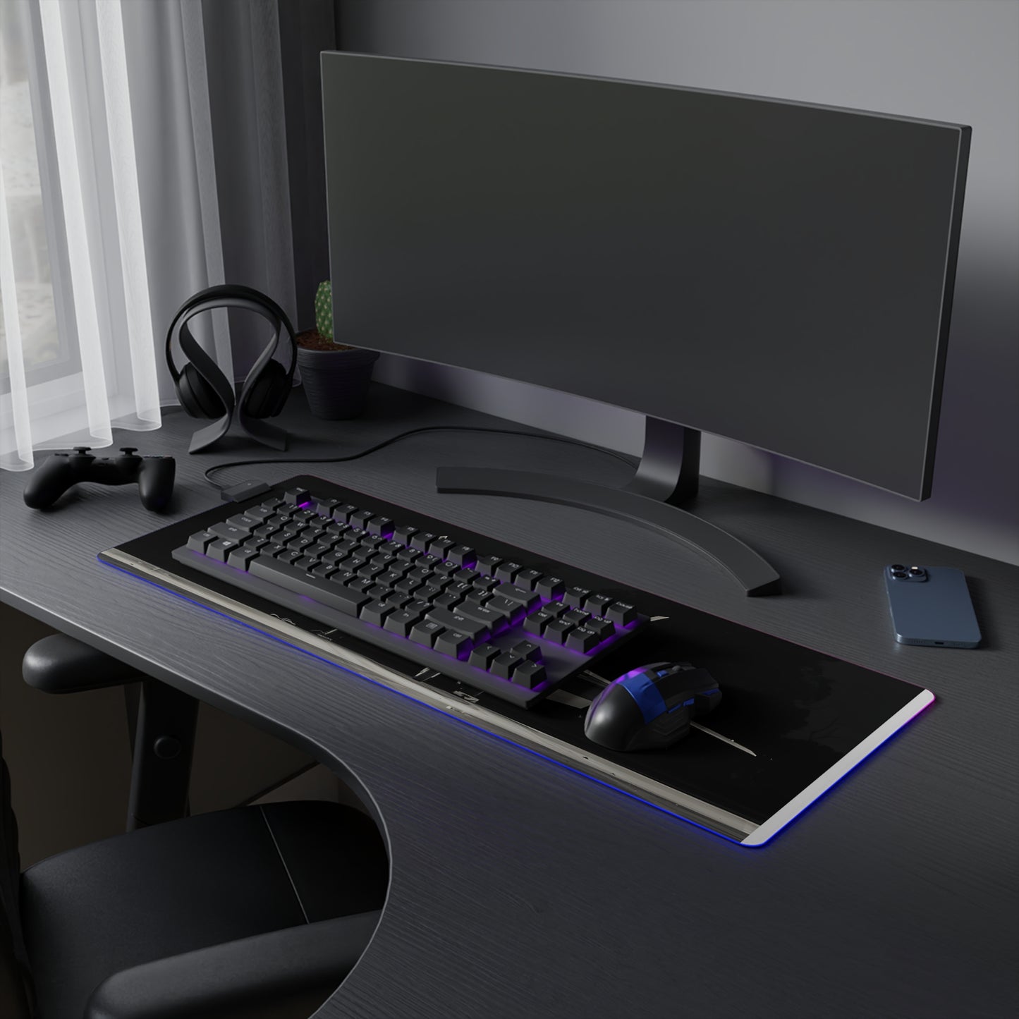 Gaming Mouse Pad RGB & LED Lighting  “Sonic Sky’s Edition” by Revolution Society