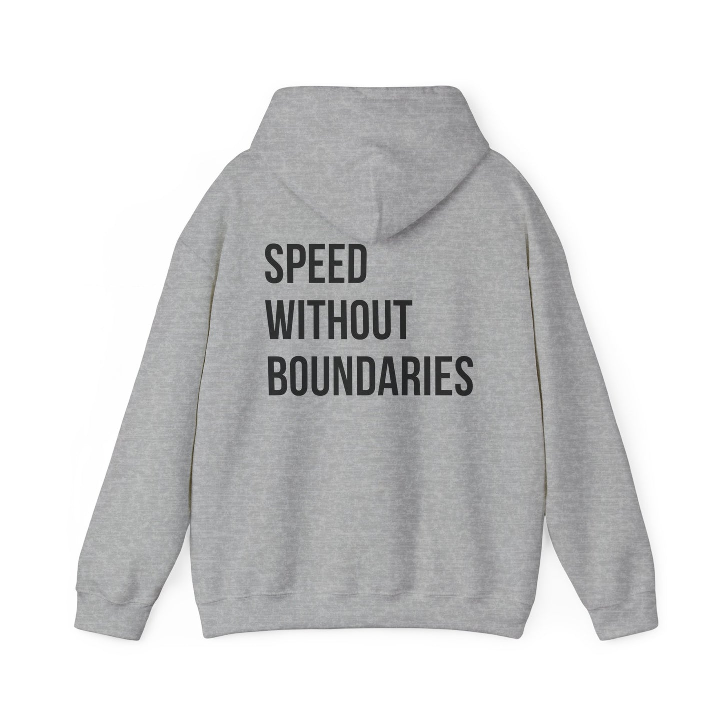 Pro Comfort Unisex Sweatshirt “Speed Without Boundaries Edition by Revolution Society | Down To Earth Collection