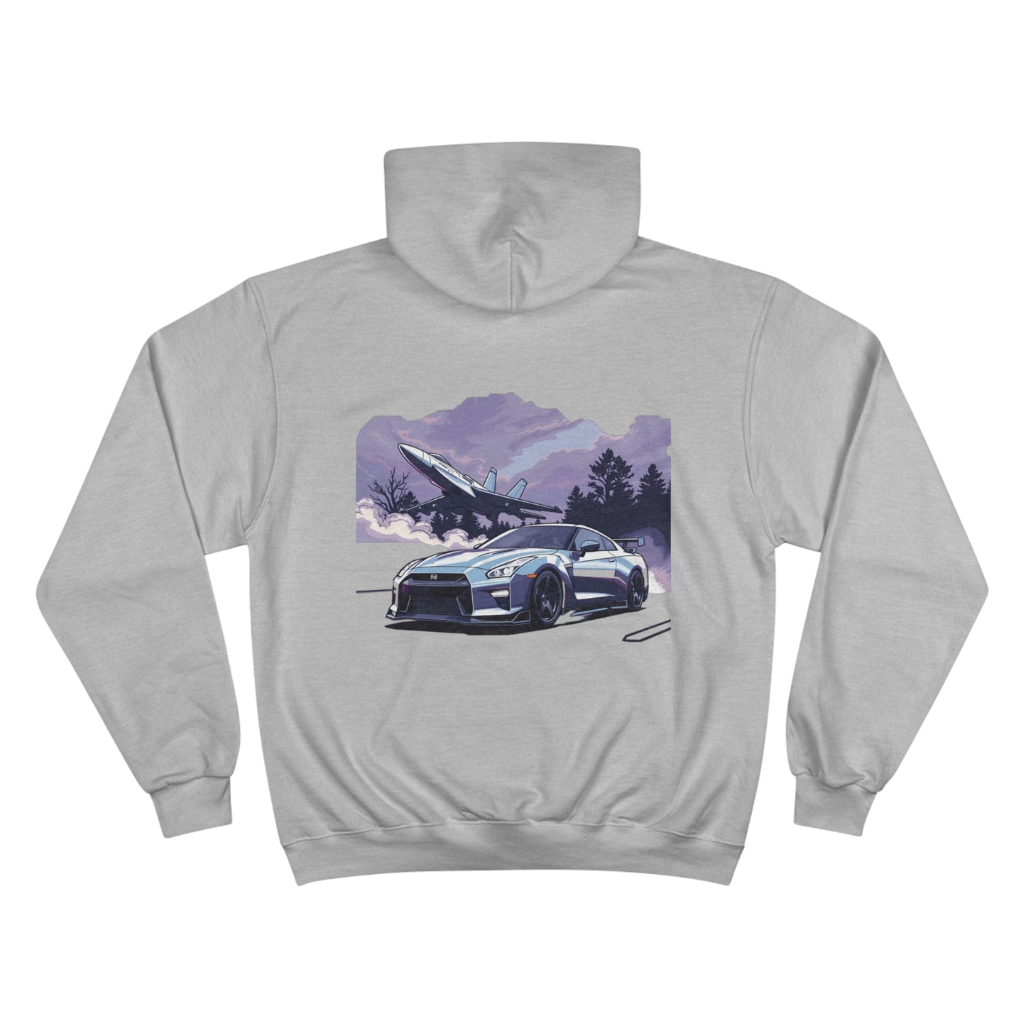 Champion Unisex Hoodie “Turbo Flight Edition” by Revolution Society