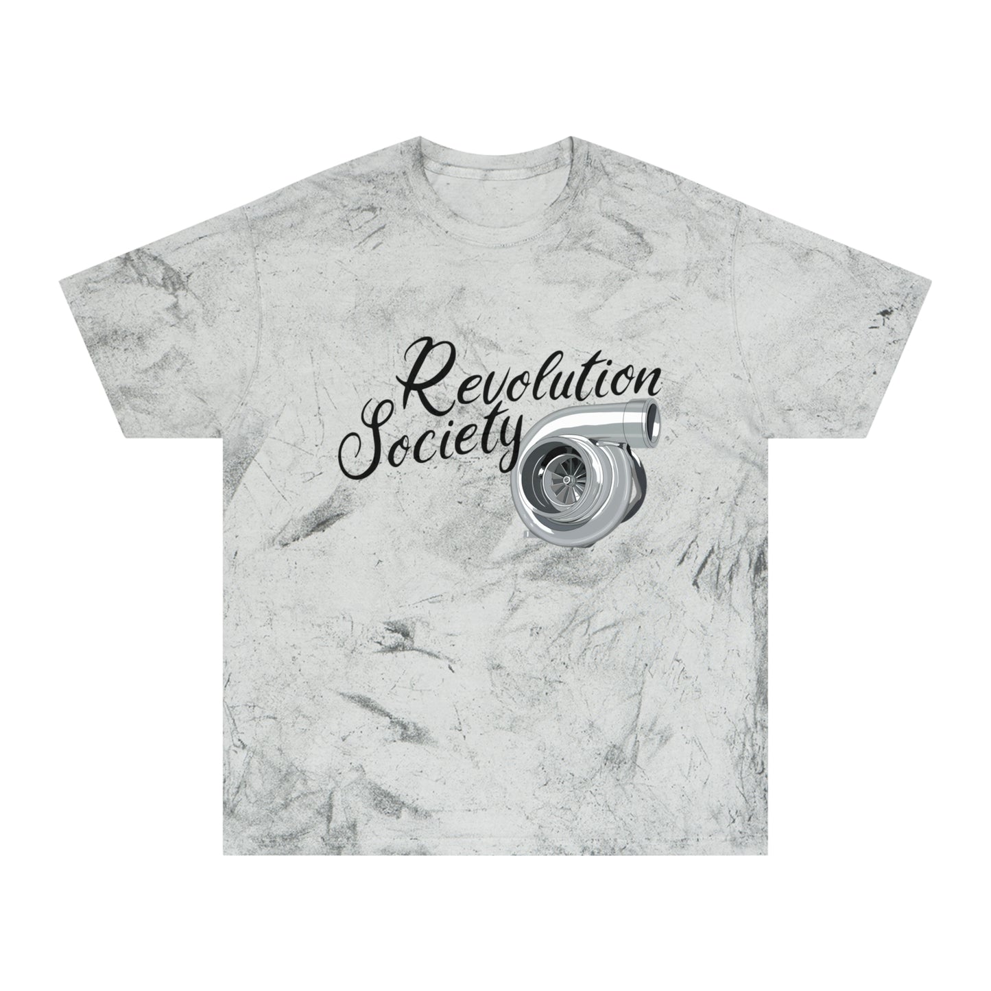 Color Blast Unisex Tee Shirt “Speed Without Boundaries Edition” by Revolution Society