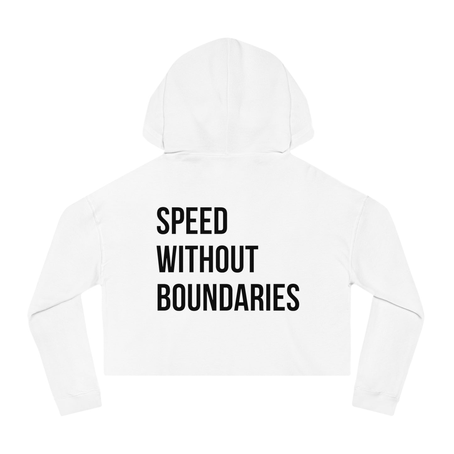 Champion Women’s Cropped Hooded Sweatshirt “Speed Without Boundaries Edition” by Revolution Society