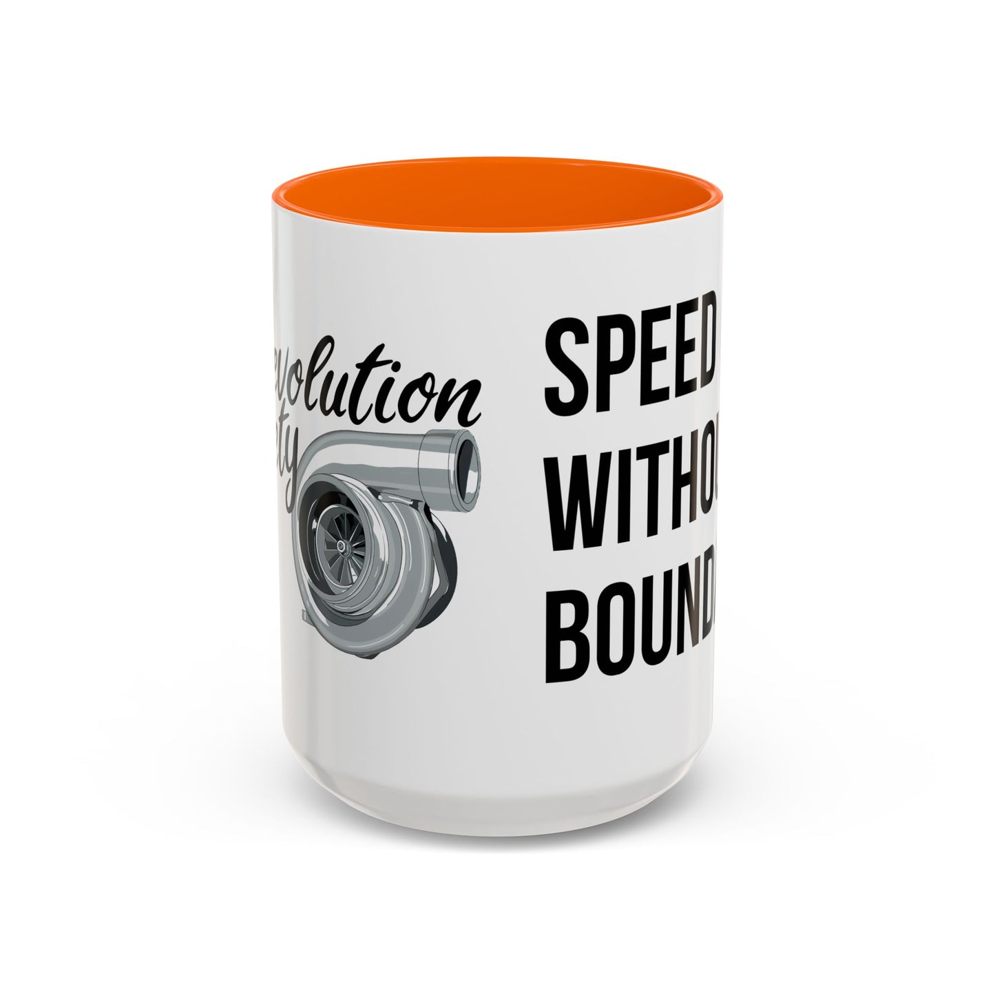 Coffee Mug Color Accent 11oz | 15oz  “Speed Without Boundaries”