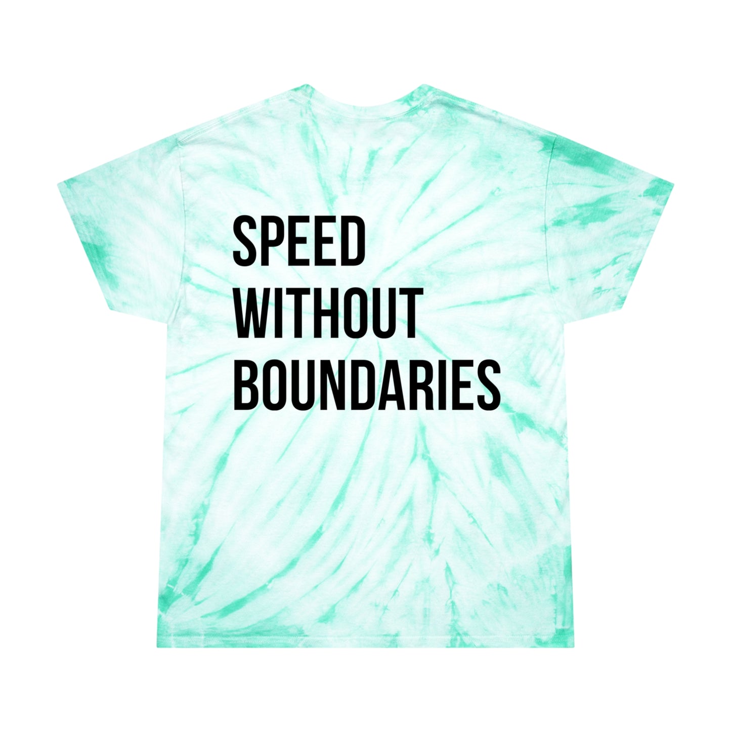 Color Blast Unisex Tee Shirt “Speed Without Boundaries Edition” by Revolution Society