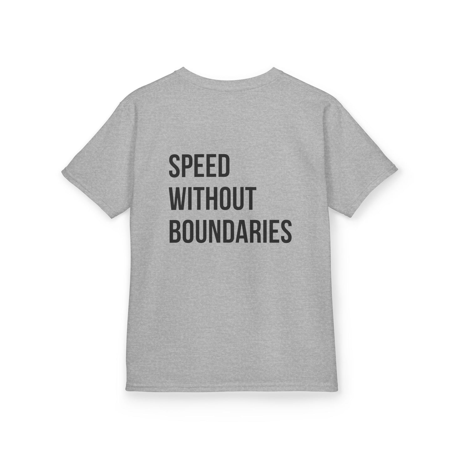 Pro Comfort Unisex YouthTee Shirt  “Speed Without Boundaries” Edition by Revolution Society