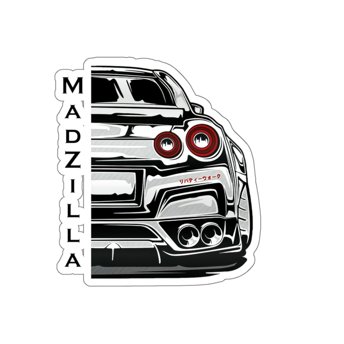 Car Bumper Sticker/Decal “Madzilla” Edition