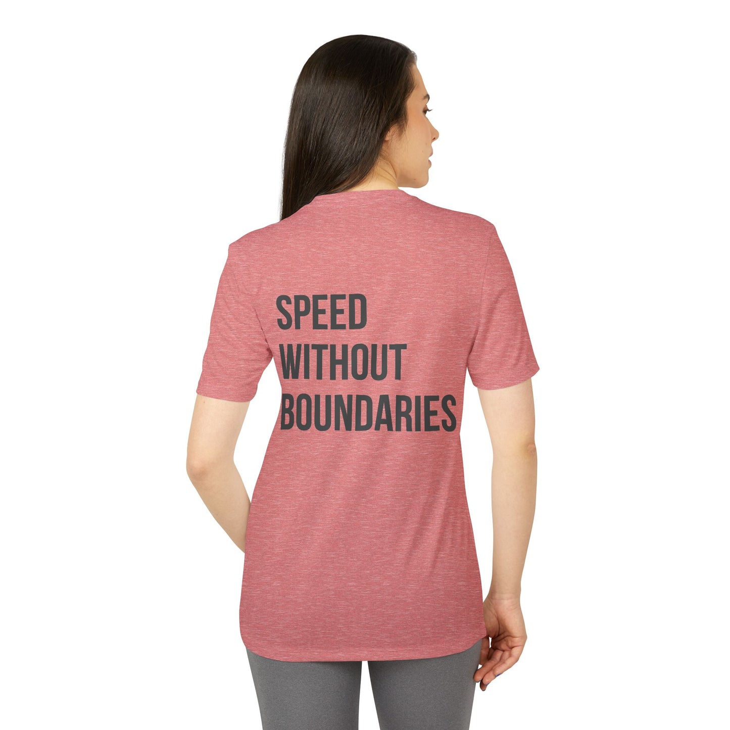 Adidas Unisex Sport Tee Shirt “Speed Without Boundaries Edition” by Revolution Society