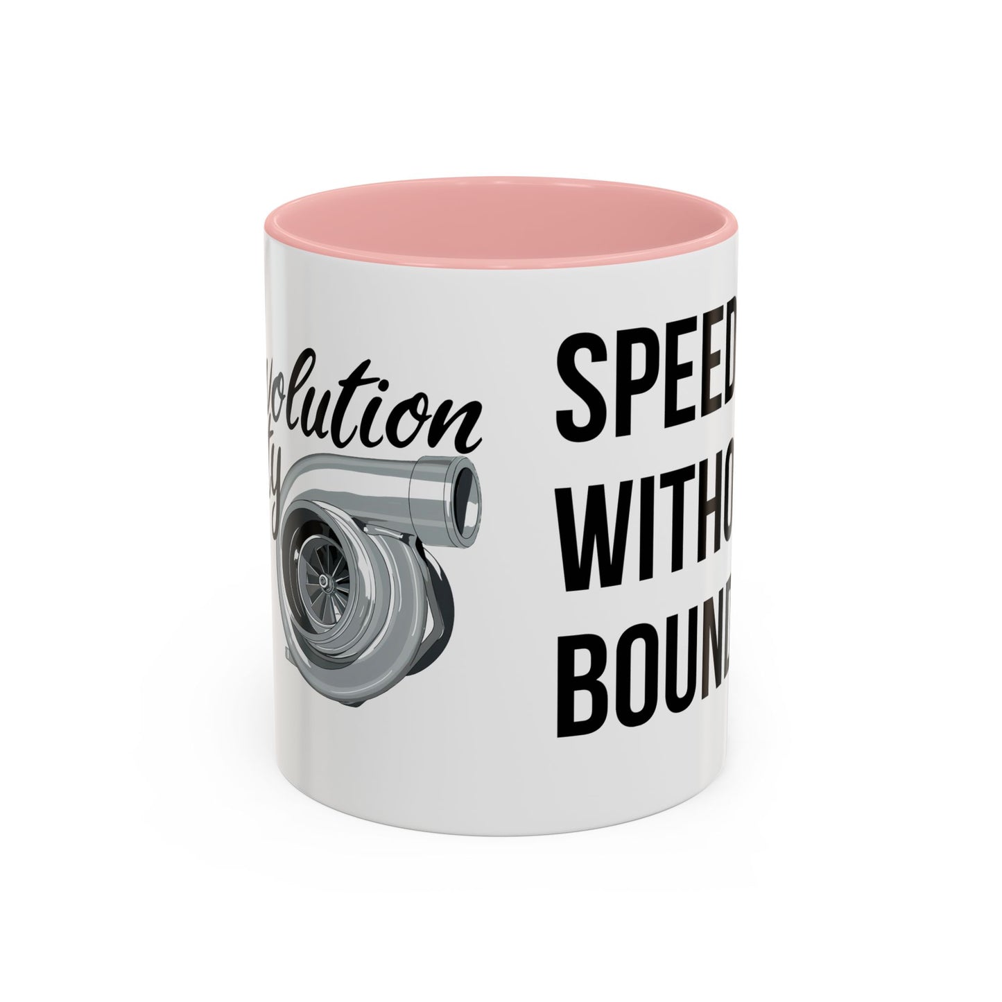 Coffee Mug Color Accent 11oz | 15oz  “Speed Without Boundaries”