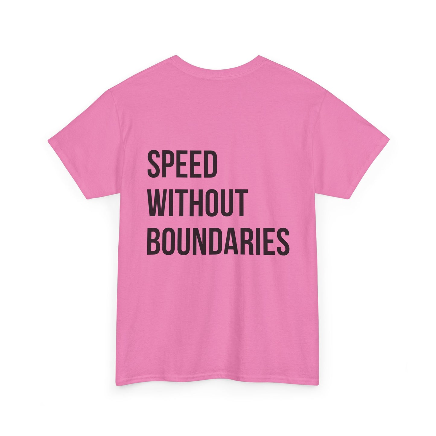 Pro Comfort Unisex Tee Shirt “Speed Without Boundaries Edition” By Revolution Society | Down To Earth Collection