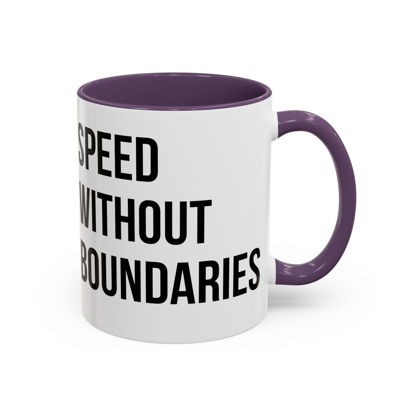 Coffee Mug Color Accent 11oz | 15oz  “Speed Without Boundaries”