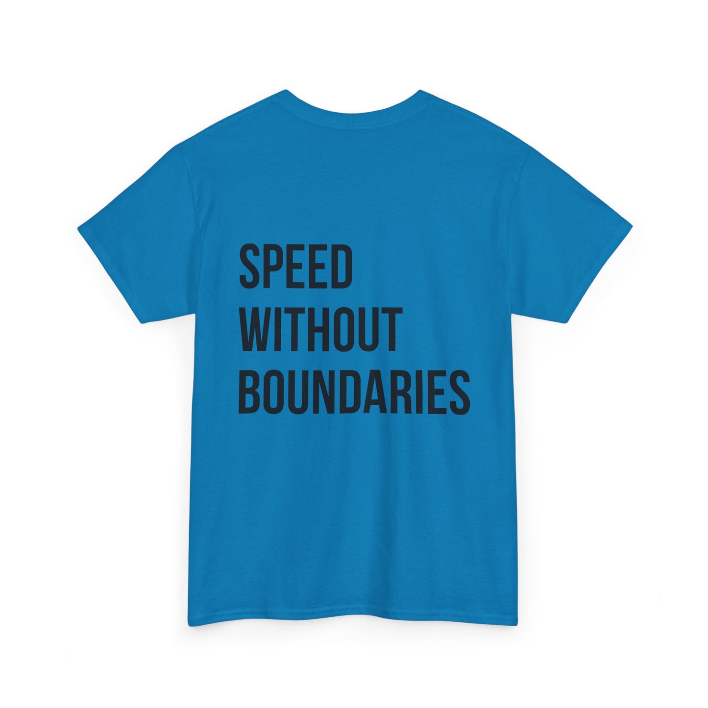 Pro Comfort Unisex Tee Shirt “Speed Without Boundaries Edition” By Revolution Society | Down To Earth Collection