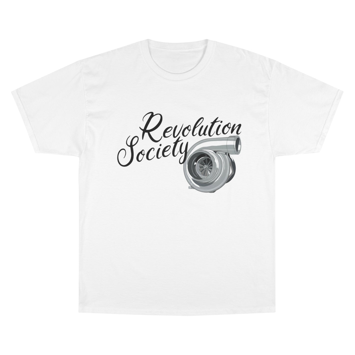 Champion Unisex Tee Shirt “Speed Without Boundaries Edition” by Revolution Society