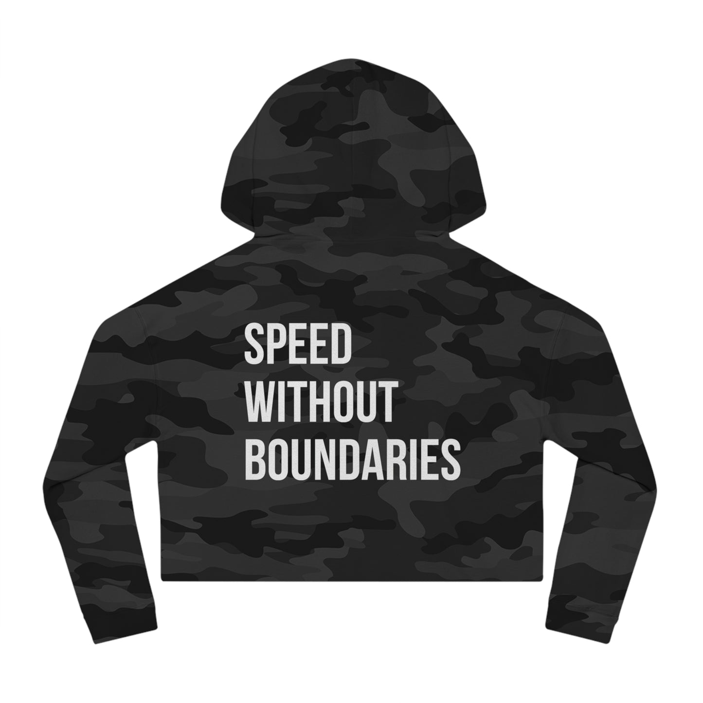 Champion Women’s Cropped Hooded Sweatshirt “Speed Without Boundaries Edition” by Revolution Society