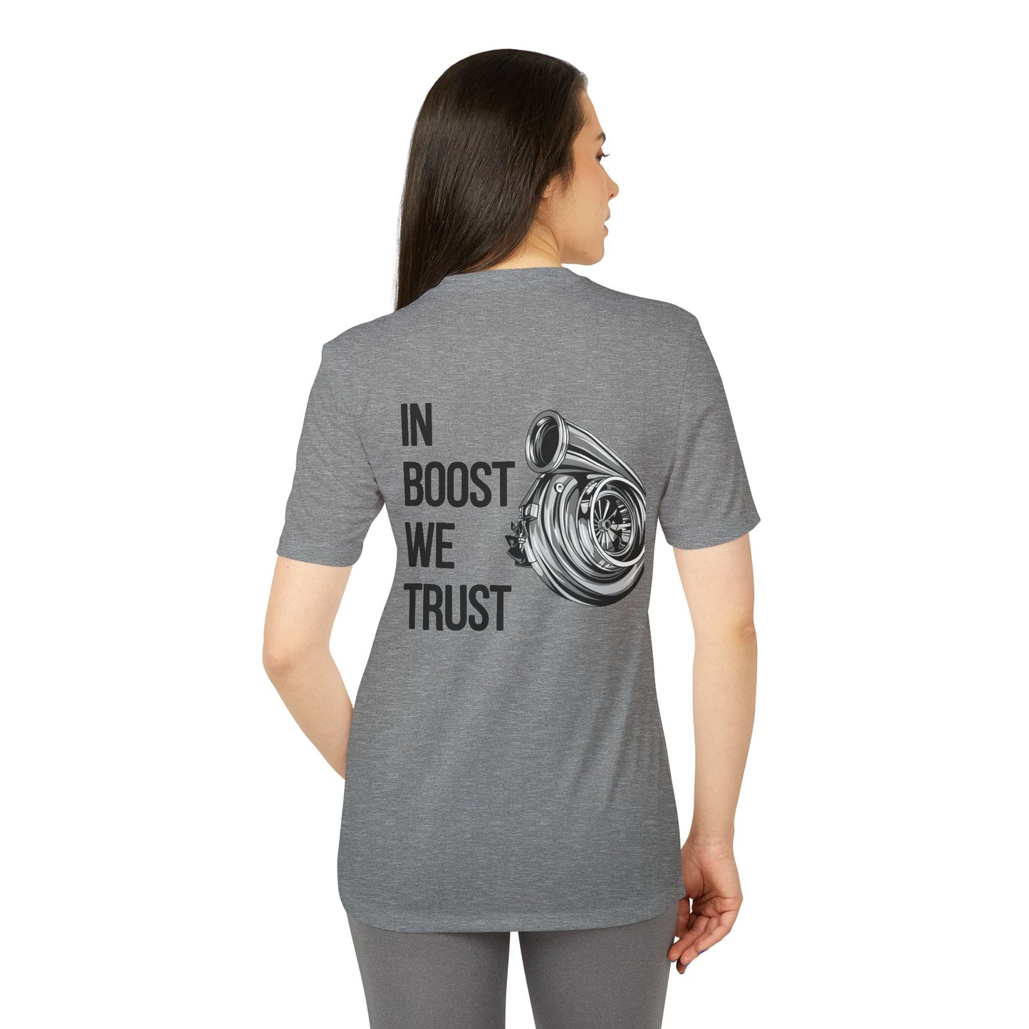 Adidas Unisex Sport Tee Shirt “In Boost We Trust Edition” by Revolution Society