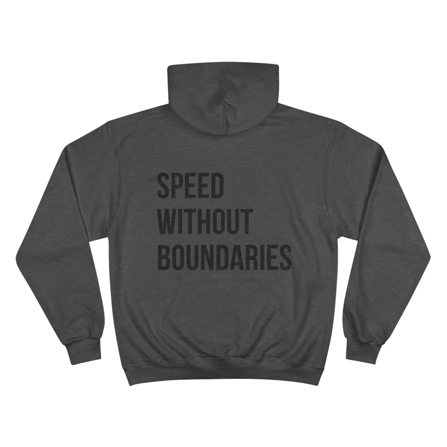 Champion Unisex Hoodie “Speed Without Boundaries Edition” by Revolution Society