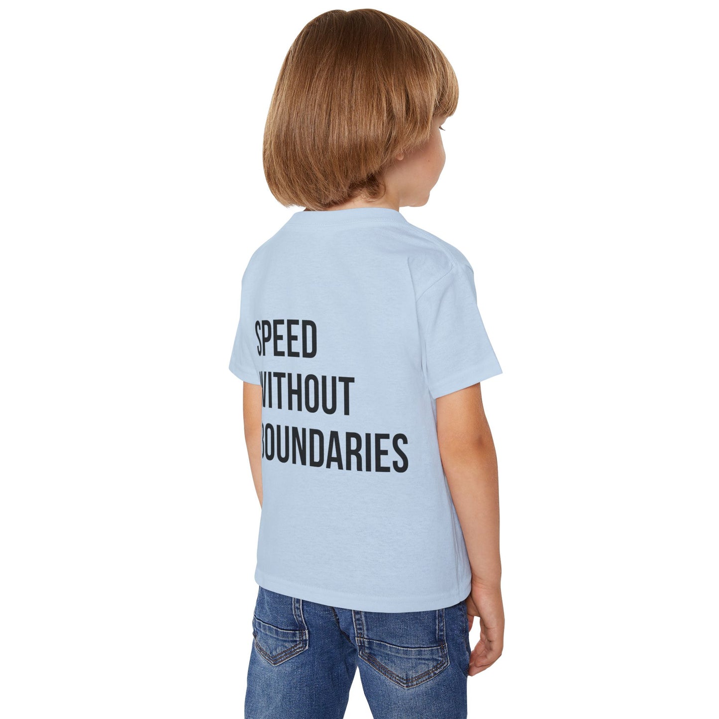 Pro Comfort Unisex Toddler T-Shirt - Speed Without Boundaries Design