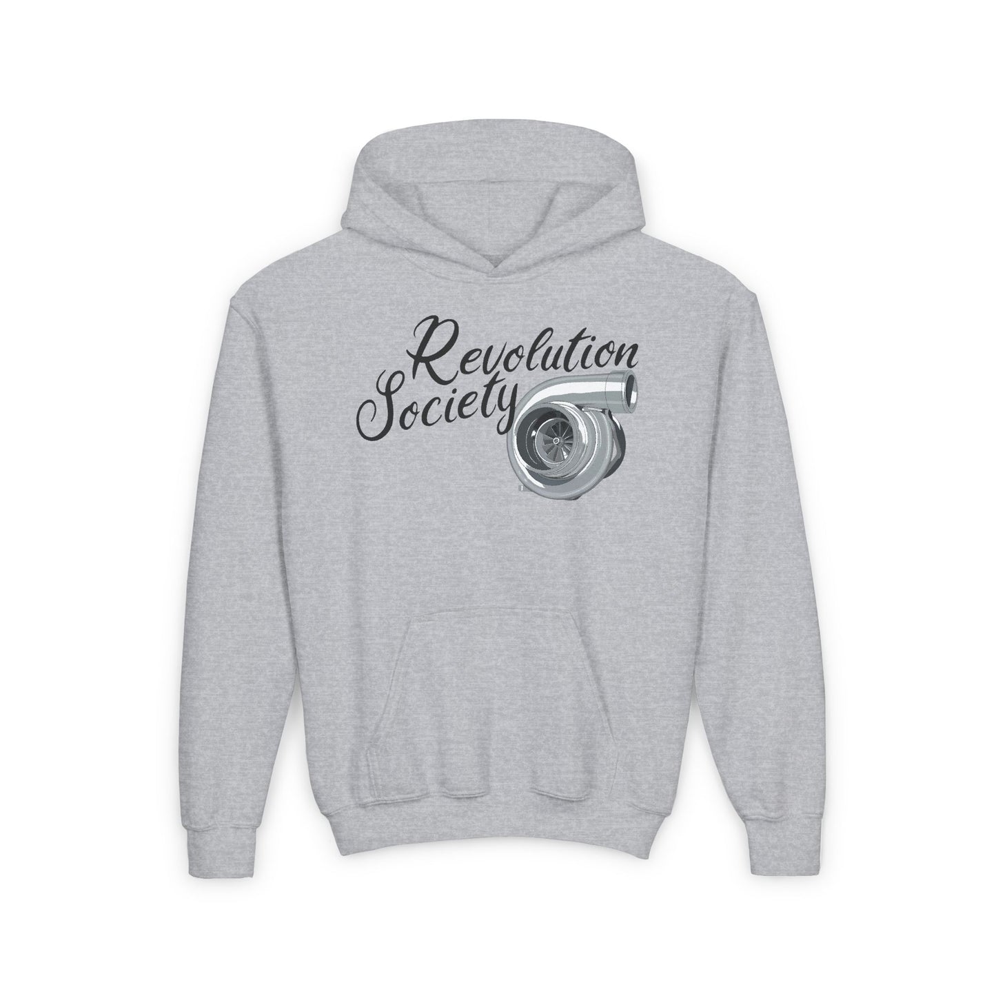 Pro Comfort Unisex Youth Hoodie “Speed Without Boundaries Edition” by Revolution Society | Down To Earth Collection