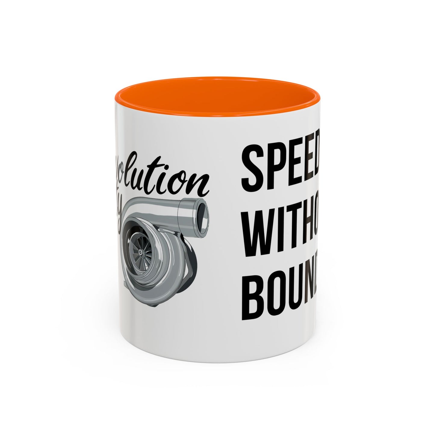 Coffee Mug Color Accent 11oz | 15oz  “Speed Without Boundaries”