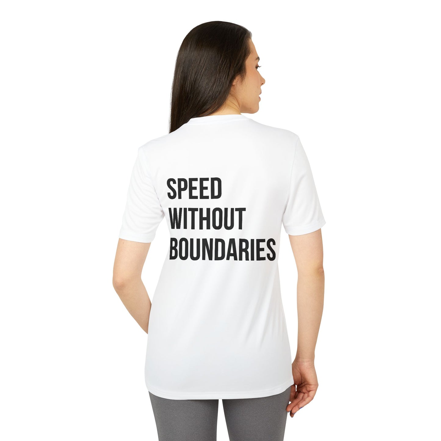 Adidas Unisex Sport Tee Shirt “Speed Without Boundaries Edition” by Revolution Society