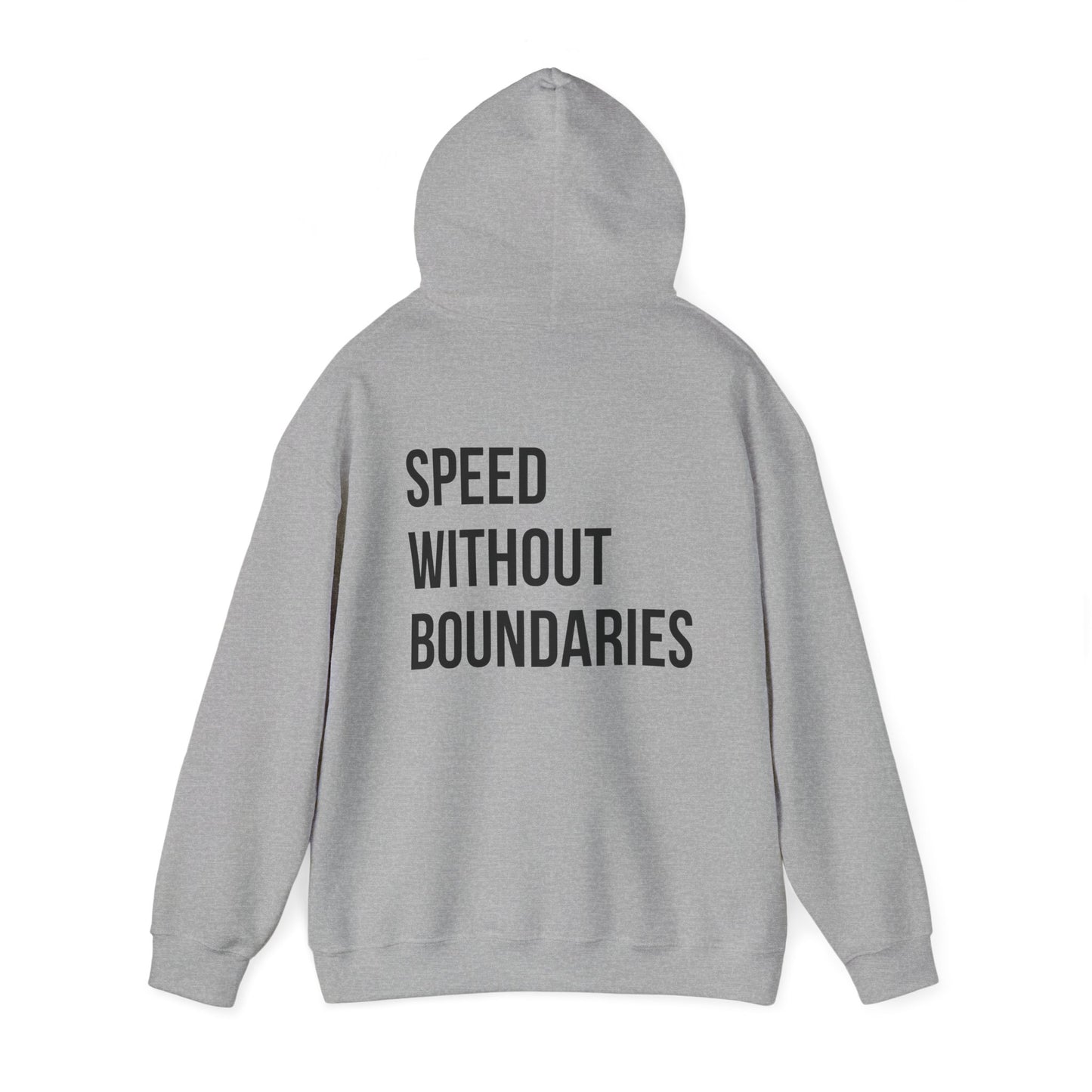 Pro Comfort Unisex Sweatshirt “Speed Without Boundaries Edition by Revolution Society | Down To Earth Collection