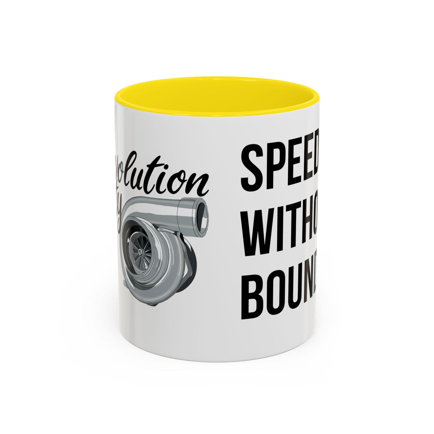 Coffee Mug Color Accent 11oz | 15oz  “Speed Without Boundaries”