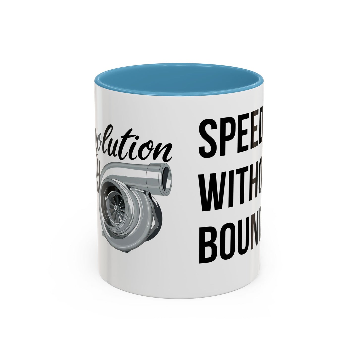 Coffee Mug Color Accent 11oz | 15oz  “Speed Without Boundaries”