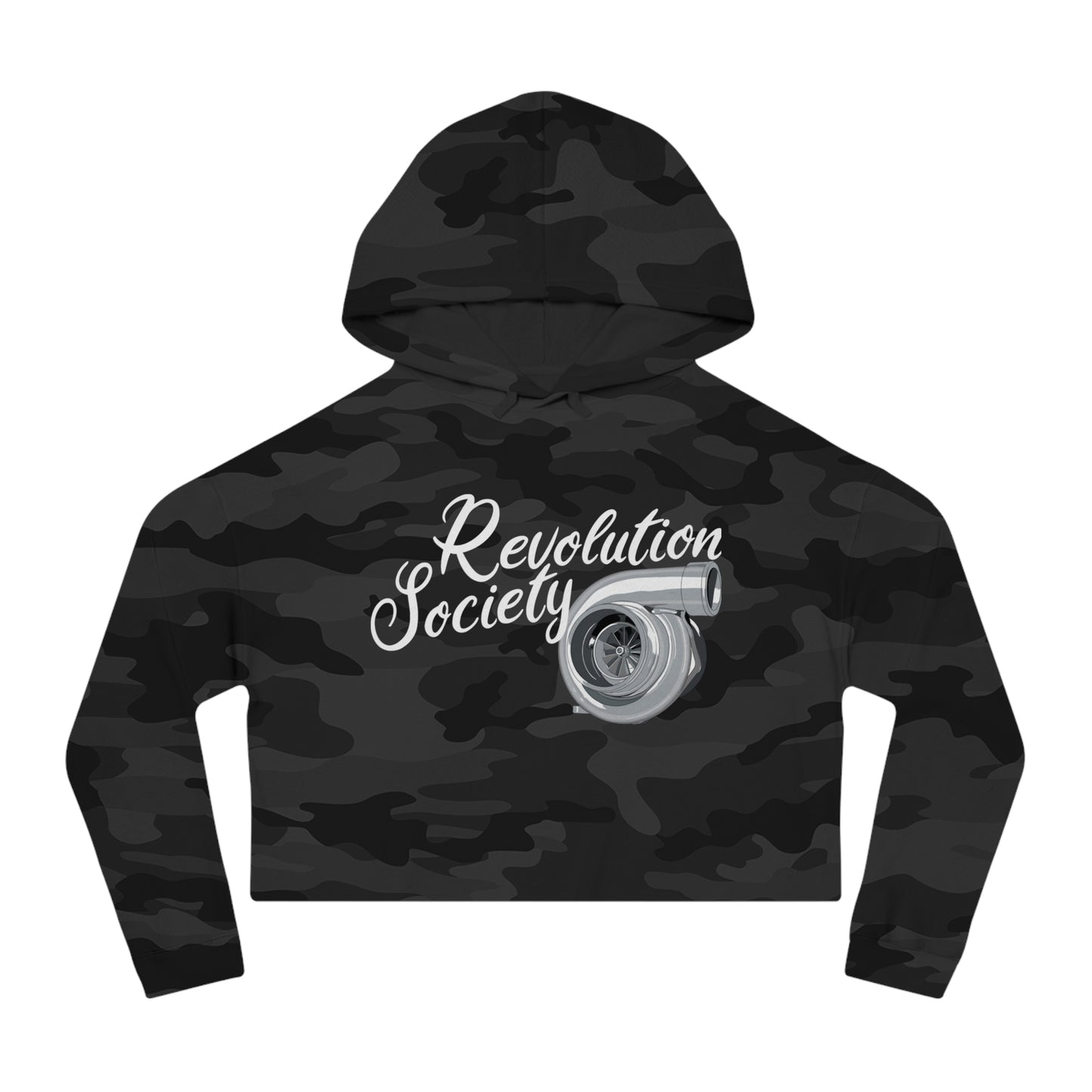 Champion Women’s Cropped Hooded Sweatshirt “Speed Without Boundaries Edition” by Revolution Society