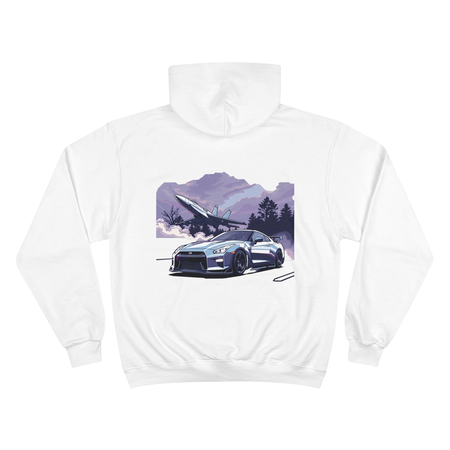 Champion Unisex Hoodie “Turbo Flight Edition” by Revolution Society