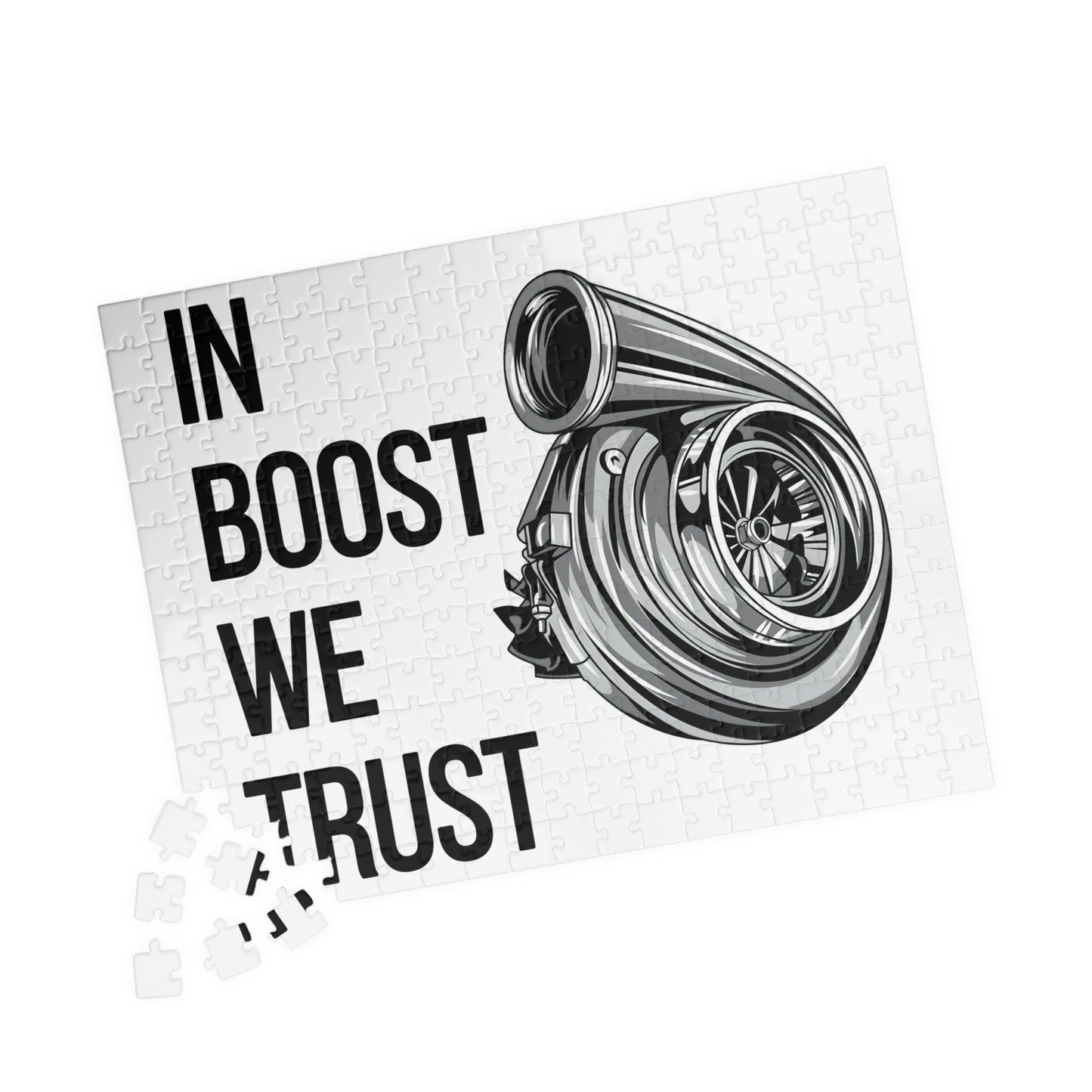 Puzzle 110 | 252 Pieces “In Boost We Trust'