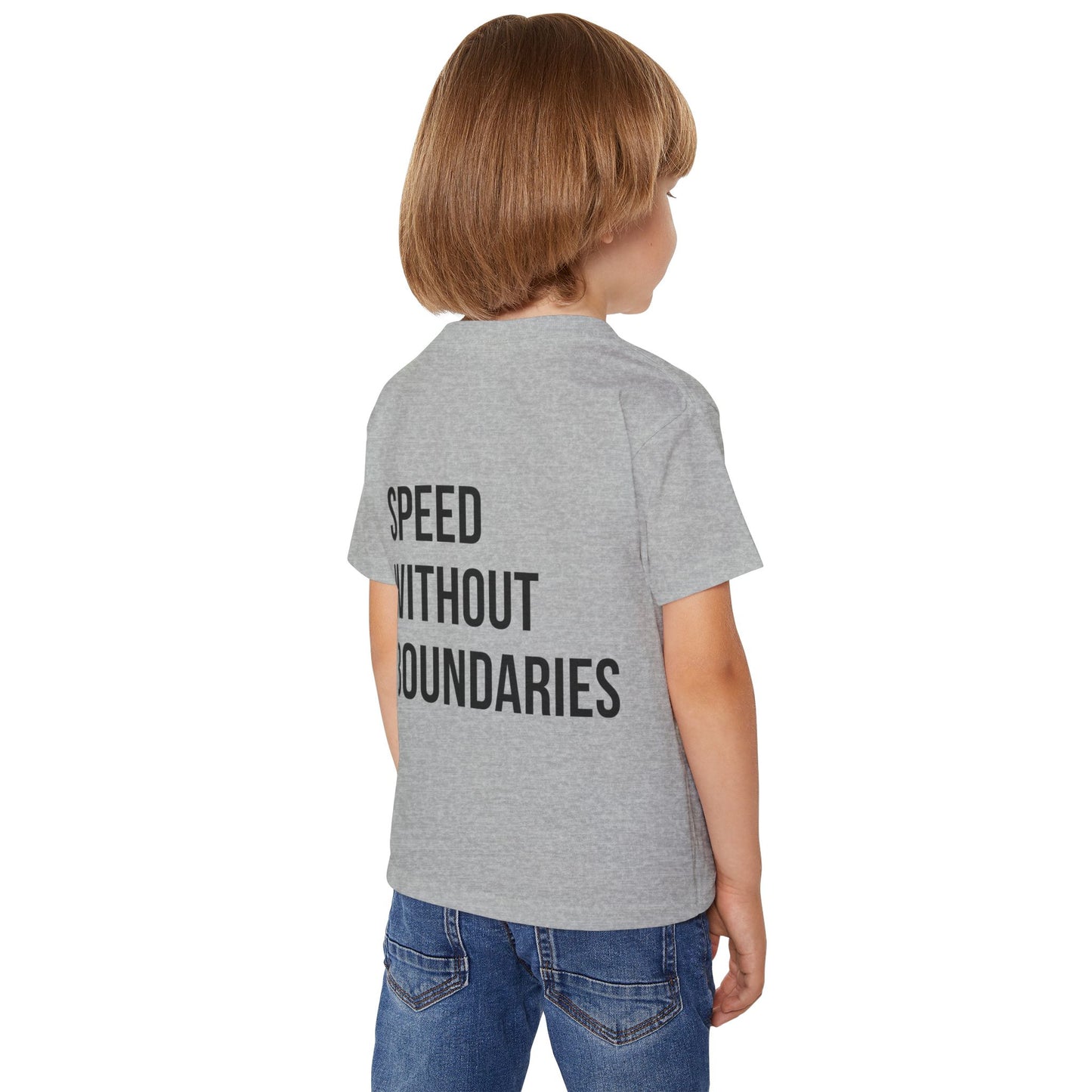 Pro Comfort Unisex Toddler T-Shirt - Speed Without Boundaries Design