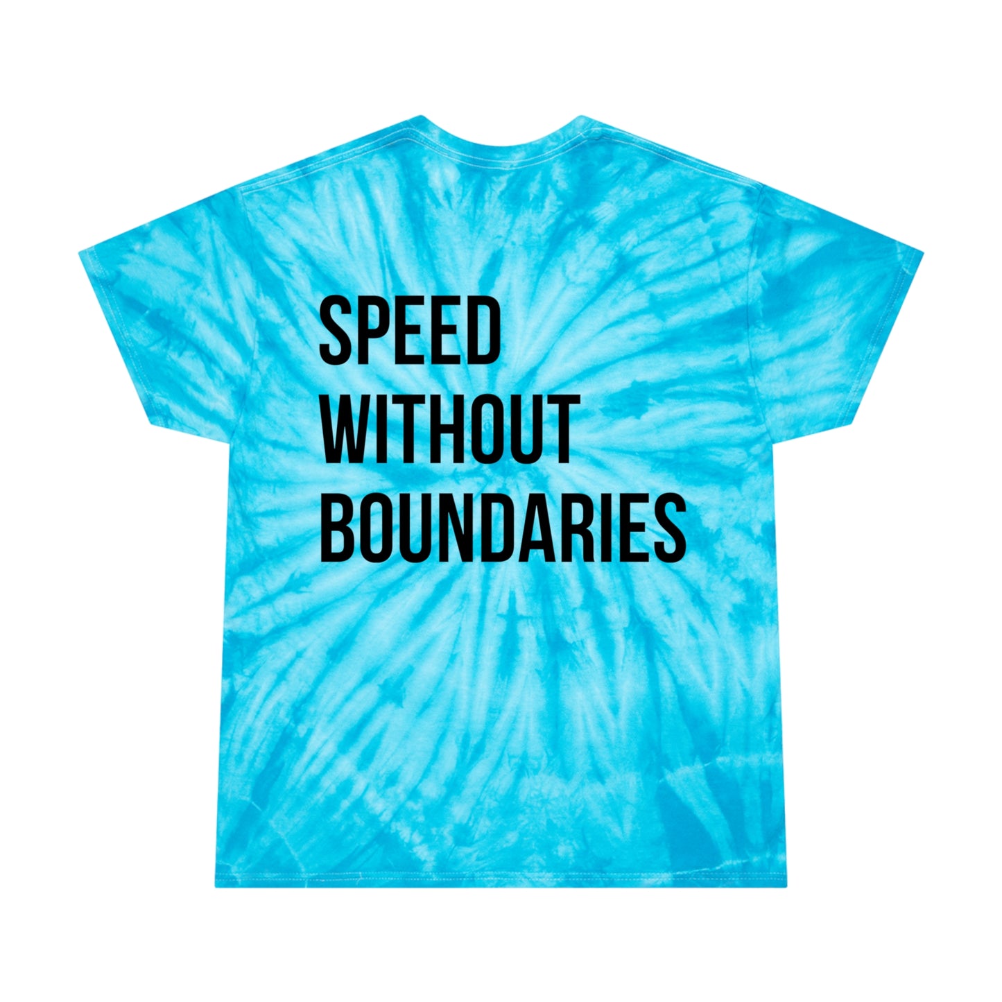 Color Blast Unisex Tee Shirt “Speed Without Boundaries Edition” by Revolution Society