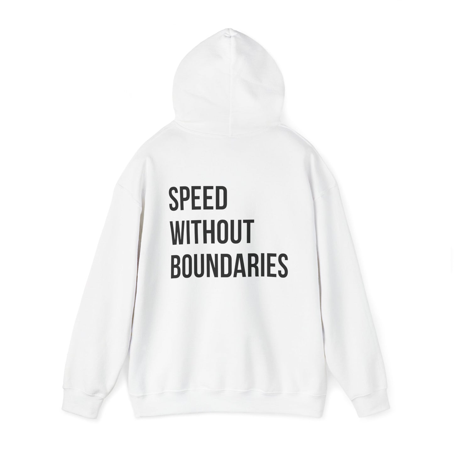 Pro Comfort Unisex Sweatshirt “Speed Without Boundaries Edition by Revolution Society | Down To Earth Collection