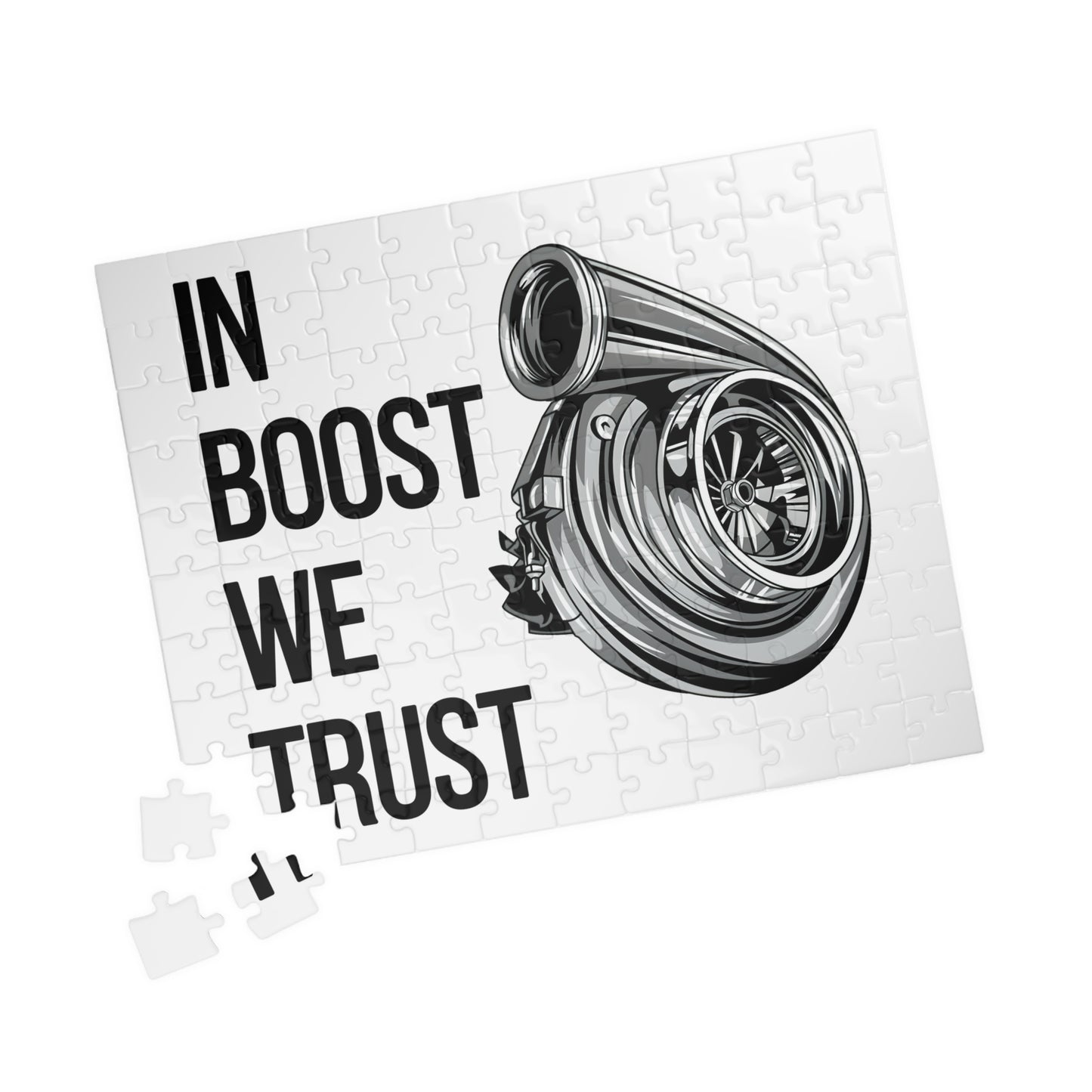 Puzzle 110 | 252 Pieces “In Boost We Trust'