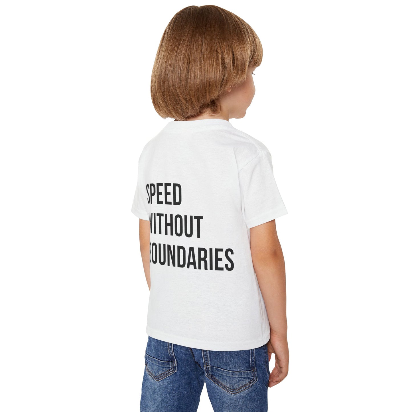 Pro Comfort Unisex Toddler T-Shirt - Speed Without Boundaries Design